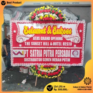 Panduan Memilih Bunga Papan Selamat & Sukses Terbaik di Bogor Ukuran 2x1.25m