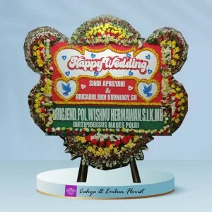 Bunga Papan Pernikahan #064205