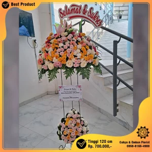 Bunga Standing Pelantikan & Promosi Jabatan Elegan Tinggi 120cm - ST-026