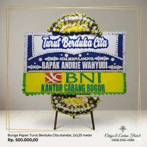 Bunga Papan Duka Cita 2x1.25m Model BP-1781515944720