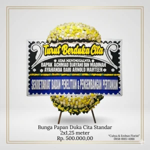 Bunga Papan Duka Cita 2x1.25m Model BP-1781581380638